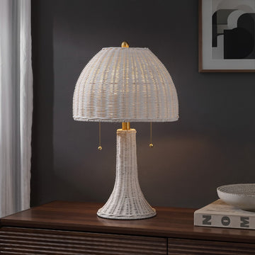 Joanie 22" Bohemian Rustic Iron LED Table Lamp